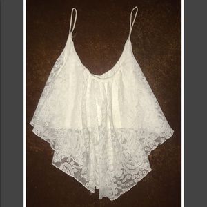Lacy crop top